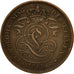 Moneta, Belgio, 2 Centimes, 1905, MB, Rame, KM:36