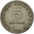 Moneta, Grecia, 5 Drachmai, 1976, MB, Rame-nichel, KM:118