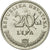 Moneta, Chorwacja, 20 Lipa, 2007, EF(40-45), Nickel platerowany stalą, KM:7