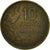 Moneda, Francia, Guiraud, 10 Francs, 1953, Beaumont - Le Roger, BC+, Aluminio -