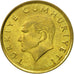 Moneta, Turcja, 500 Lira, 1991, VF(30-35), Aluminium-Brąz, KM:989