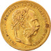 Moeda, Áustria, Franz Joseph I, 8 Florins-20 Francs, 1884, AU(50-53), Dourado