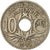 Moneda, Francia, Lindauer, 10 Centimes, 1929, Paris, MBC, Cobre - níquel