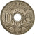 Moneta, Francja, Lindauer, 10 Centimes, 1935, Paris, EF(40-45), Miedź-Nikiel