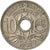 Moneta, Francja, Lindauer, 10 Centimes, 1937, Paris, EF(40-45), Miedź-Nikiel