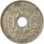 Moneta, Francja, Lindauer, 10 Centimes, 1938, Paris, VF(30-35), Miedź-Nikiel