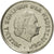 Munten, Nederland, Juliana, 25 Cents, 1973, ZF, Nickel, KM:183