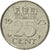 Munten, Nederland, Juliana, 25 Cents, 1973, ZF, Nickel, KM:183