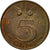 Munten, Nederland, Juliana, 5 Cents, 1964, FR+, Bronze, KM:181