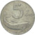 Monnaie, Italie, 5 Lire, 1955, Rome, TB, Aluminium, KM:92