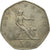 Moneda, Gran Bretaña, Elizabeth II, 50 New Pence, 1969, BC+, Cobre - níquel