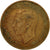 Coin, Great Britain, George VI, Penny, 1939, VF(20-25), Bronze, KM:845