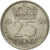 Munten, Nederland, Juliana, 25 Cents, 1950, FR+, Nickel, KM:183