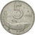 Monnaie, Italie, 5 Lire, 1953, Rome, TB, Aluminium, KM:92