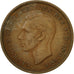 Coin, Great Britain, George VI, 1/2 Penny, 1948, VF(20-25), Bronze, KM:844