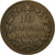 Moneta, Italia, Umberto I, 10 Centesimi, 1894, Birmingham, MB+, Rame, KM:27.1
