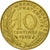 Moneda, Francia, Marianne, 10 Centimes, 1989, Paris, MBC, Aluminio - bronce