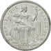 Coin, French Polynesia, Franc, 1992, Paris, EF(40-45), Aluminum, KM:11