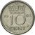 Munten, Nederland, Juliana, 10 Cents, 1962, ZF, Nickel, KM:182