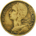 Moneda, Francia, Marianne, 10 Centimes, 1964, Paris, BC+, Aluminio - bronce