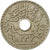 Münze, Tunesien, Muhammad al-Nasir Bey, 25 Centimes, 1919, Paris, S+