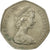 Moneda, Gran Bretaña, Elizabeth II, 50 New Pence, 1978, BC+, Cobre - níquel