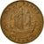 Coin, Great Britain, Elizabeth II, 1/2 Penny, 1966, VF(30-35), Bronze, KM:896