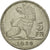 Moneta, Belgia, 5 Francs, 5 Frank, 1939, VF(30-35), Nikiel, KM:117.1