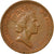 Coin, Great Britain, Elizabeth II, Penny, 1991, EF(40-45), Bronze, KM:935