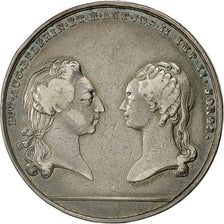 France, Medal, Mariage de Marie Antoinette et Louis XVI, 1770, EF(40-45), Silver