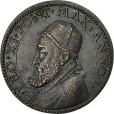 Italien, Medaille, Etats Pontificaux, Léon XI, 1605, VZ, Bronze