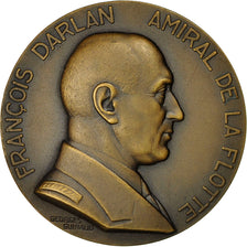 Francia, medaglia, François Darlan, Amiral de la Flotte, Guiraud, SPL, Bronzo