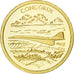 Francia, medaglia, Histoire de l'Aviation, Le Concorde, 2010, FDC, Oro