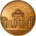 Francia, medalla, Centenaire du 1er Mai, Hotel du Chatelet, 1990, EBC, Bronce