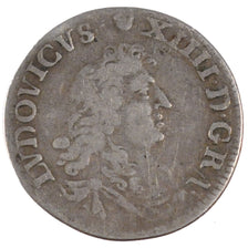 Francia, Louis XIV, 4 Sols dits « des Traitants », 4 Sols, 1674, Lyon, MB...