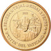 Vaticano, medalla, 5 C, Essai-Trial Benoit XVI, 2012, FDC, Cobre