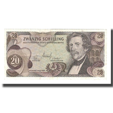 Banknote, Austria, 20 Schilling, 1967, 1967-07-02, KM:142a, AU(55-58)