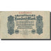 Allemagne, 100 Mark, 1922, KM:75, 1922-08-04, TTB