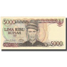 Banknote, Indonesia, 5000 Rupiah, 1986, 1986, KM:125a, UNC(65-70)