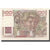 Francia, 100 Francs, Jeune Paysan, 1952, 1952-09-04, SPL, KM:128d