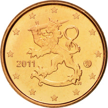 Finlandia, Euro Cent, 2011, FDC, Cobre chapado en acero, KM:98