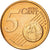 Cypr, 5 Euro Cent, 2010, MS(65-70), Miedź platerowana stalą, KM:80