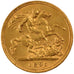 Gran Bretagna, Victoria, 1/2 Sovereign, 1896, SPL-, Oro, KM:784