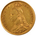 Gran Bretagna, Victoria, 1/2 Sovereign, 1892, BB+, Oro, KM:766