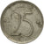 Moneta, Belgia, 25 Centimes, 1965, Brussels, EF(40-45), Miedź-Nikiel, KM:153.1