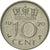 Munten, Nederland, Juliana, 10 Cents, 1970, ZF, Nickel, KM:182