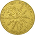 Coin, Rwanda, 20 Francs, 1977, Paris, EF(40-45), Brass, KM:15