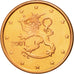 Finnland, 5 Euro Cent, 2001, STGL, Copper Plated Steel, KM:100