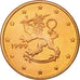 Finnland, 5 Euro Cent, 1999, STGL, Copper Plated Steel, KM:100