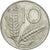 Moneta, Italia, 10 Lire, 1977, Rome, MB, Alluminio, KM:93